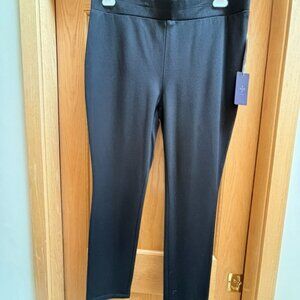 NWT NYDJ Black Pull on Ponte Pants 16W Slimming Fit